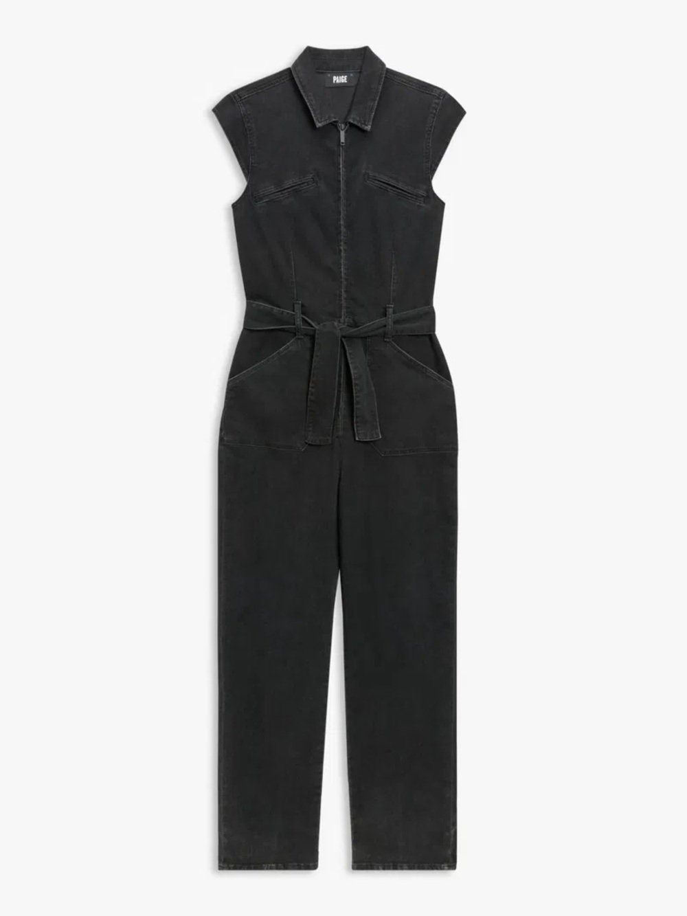 PAIGE Jett Denim Black Jumpsuit